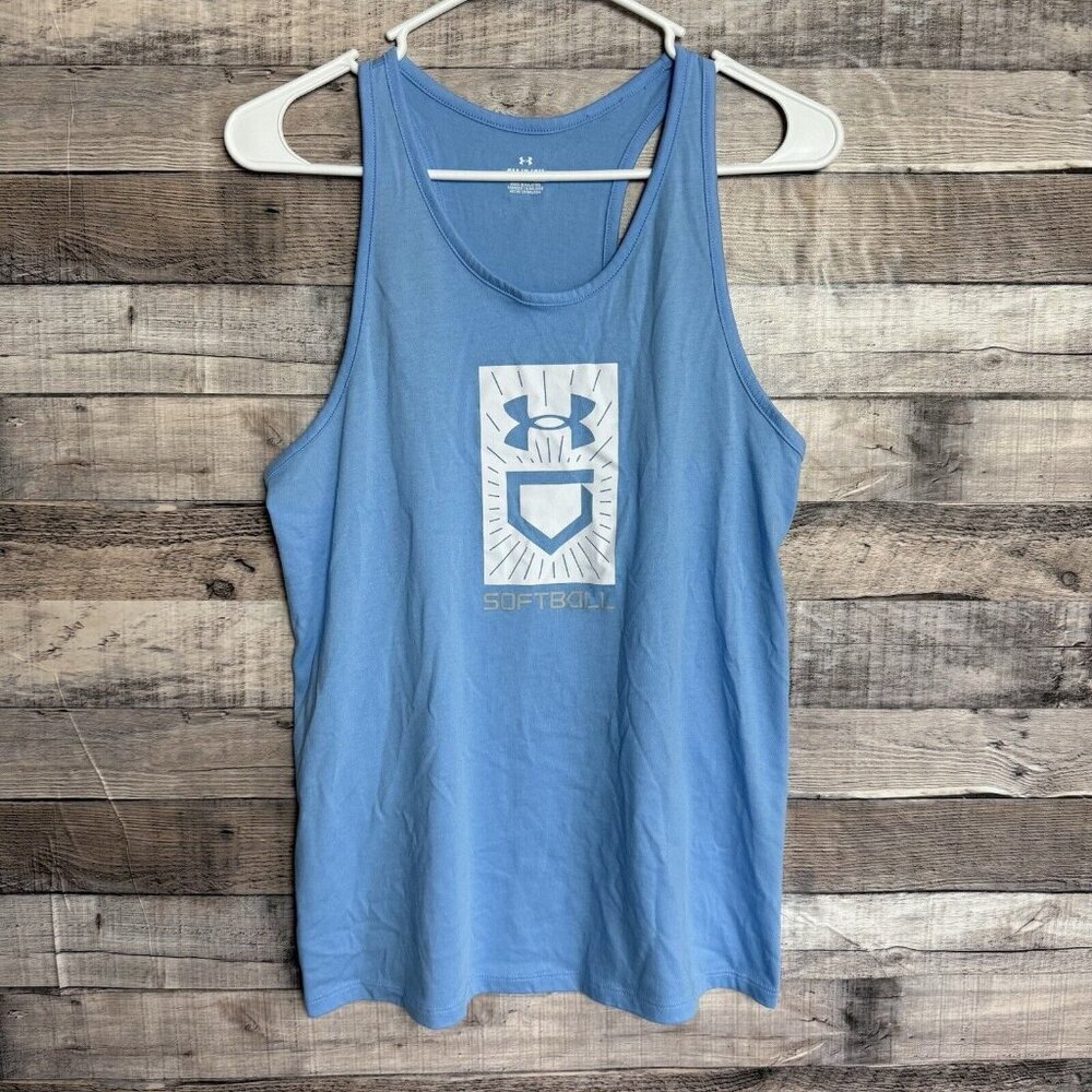 Under Armour Softball Razorback Tank Top Shirt Athletic Women’s Workout Small